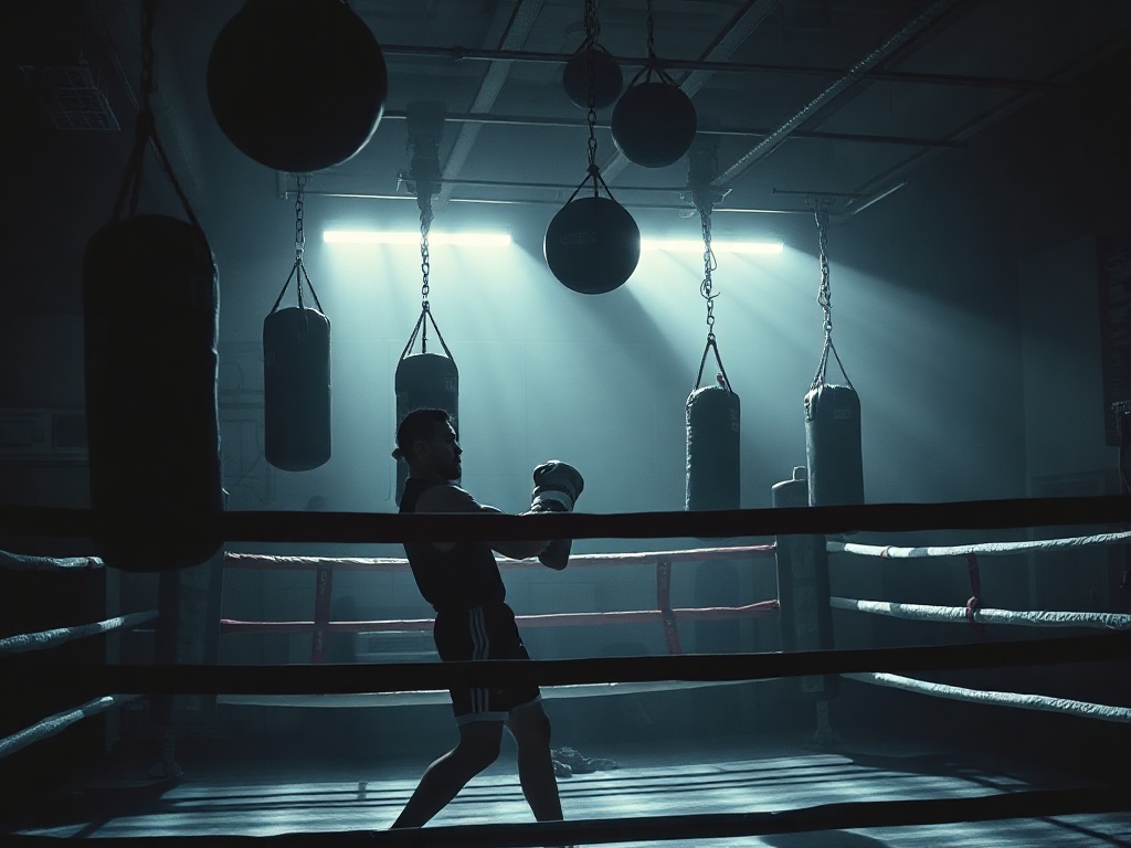 Boxing gym training ring at Trinity Boxing Club, Midtown Manhattan — Boxing Class