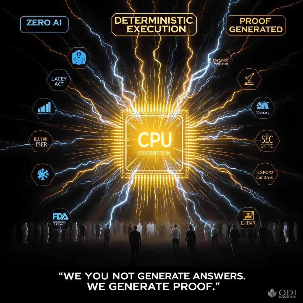 QDI Sovereign Execution Engine — Deterministic AI Execution Layer