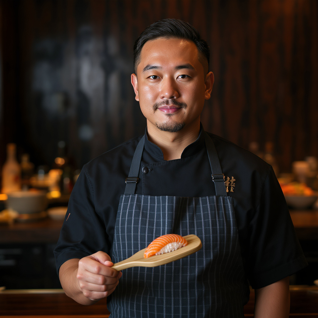 Sam, co-owner of Tsukiji Sushi Sake Bar