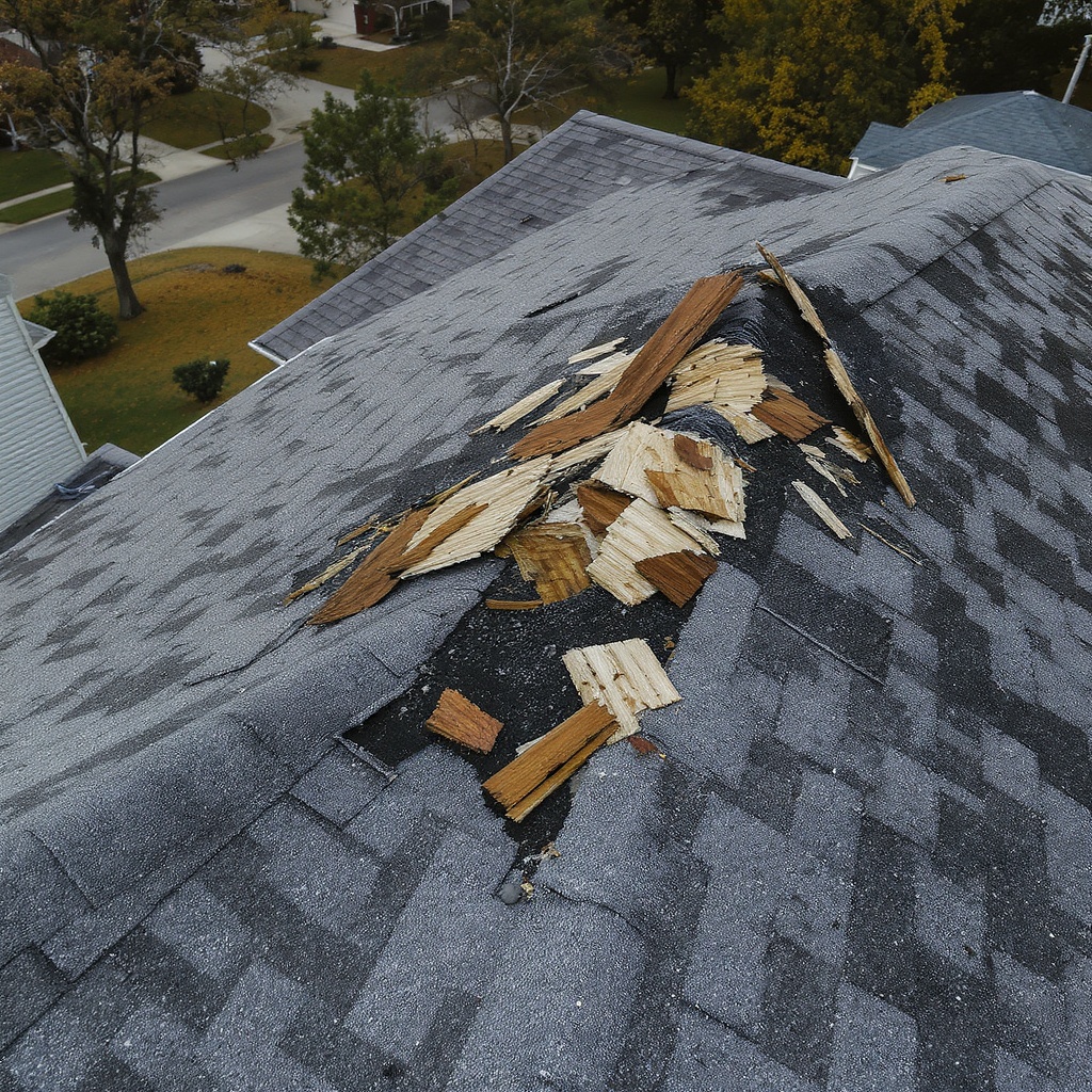 Roof inspection aerial — Columbia SC
