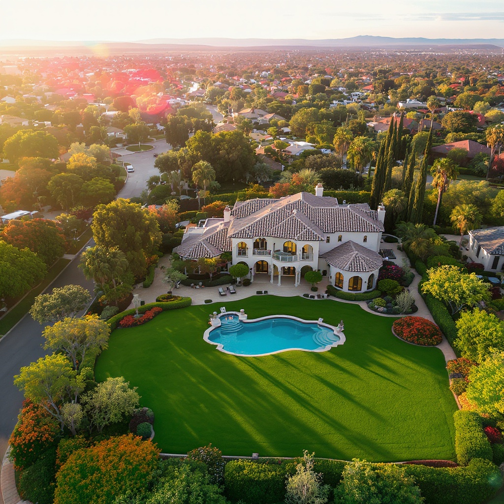 Essential package aerial photo of residential property