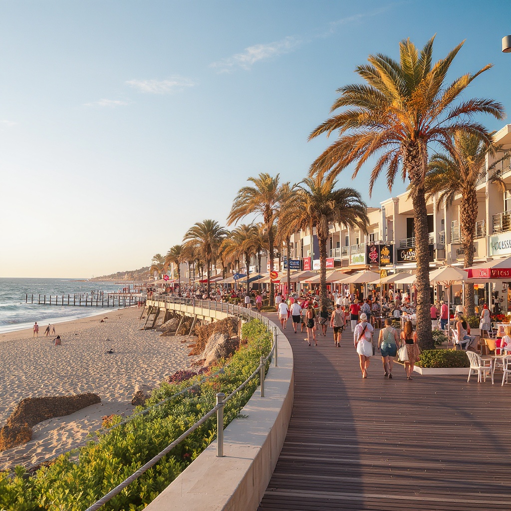 Zone C — Beachfront Promenade & Commercial Strip
