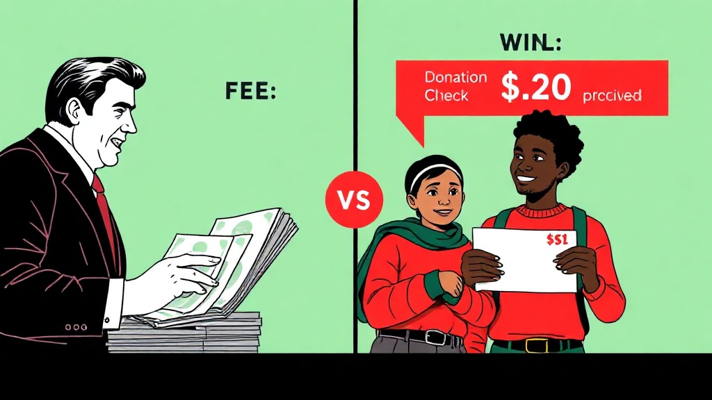 Fee inequality: what platforms take vs. what causes receive