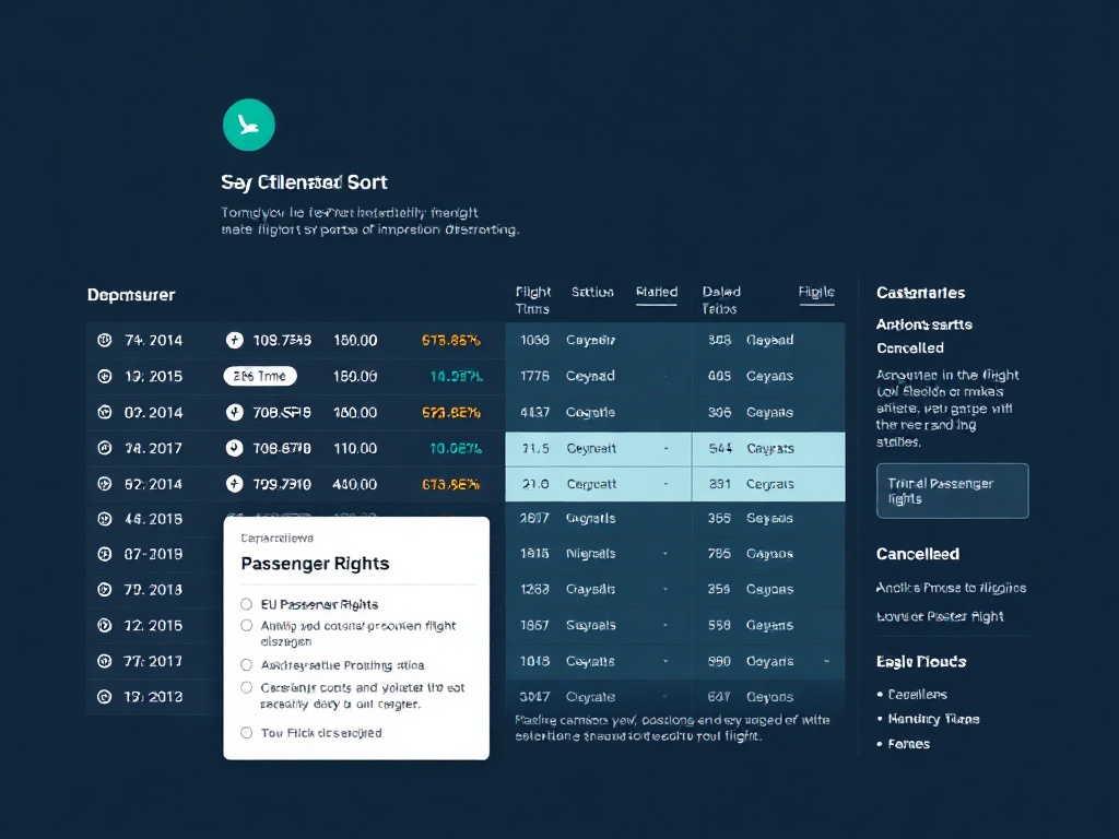DOT day-of-travel flight disruption tracker - real-time flight status and EU passenger rights