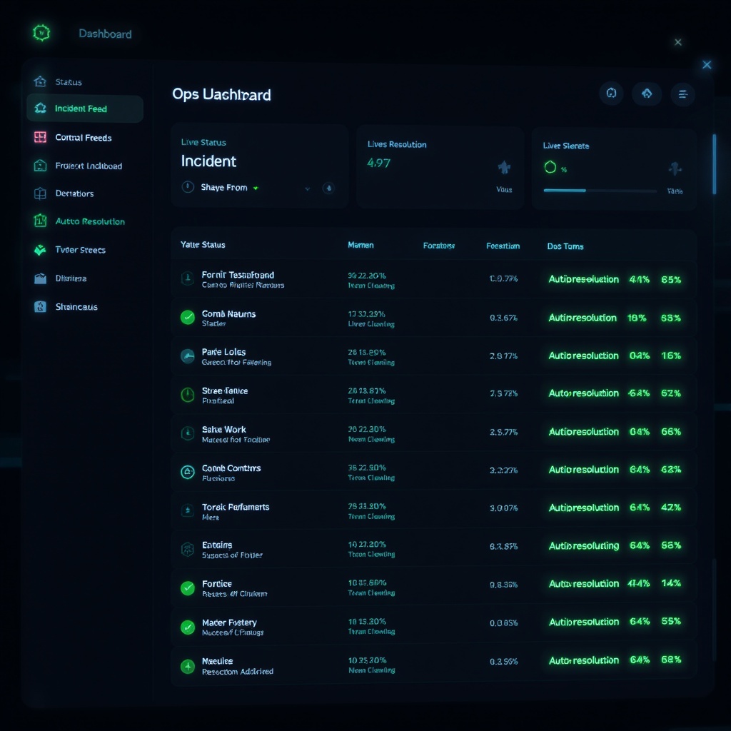 OnCallReady live ops dashboard — AI runbook execution in real time
