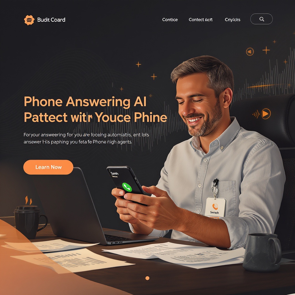 Sarah AI phone agent answering business calls