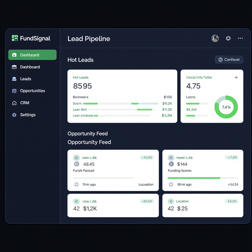 FundSignal dashboard preview