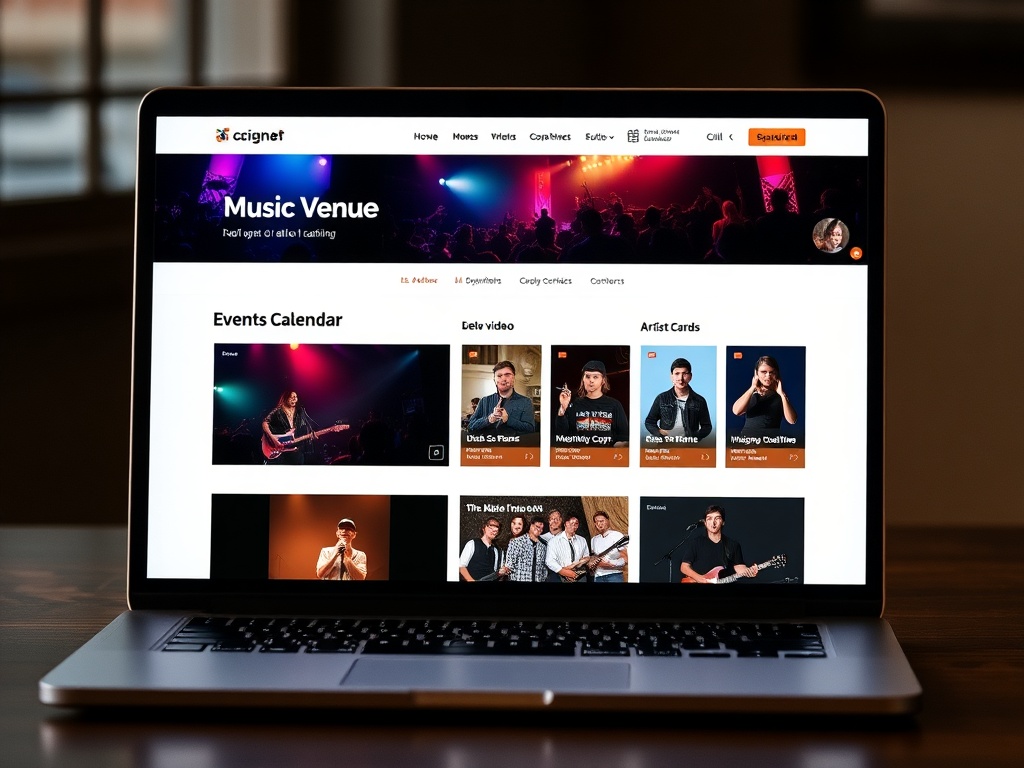 Full-Service Venue Website — Booking, Gallery & Events