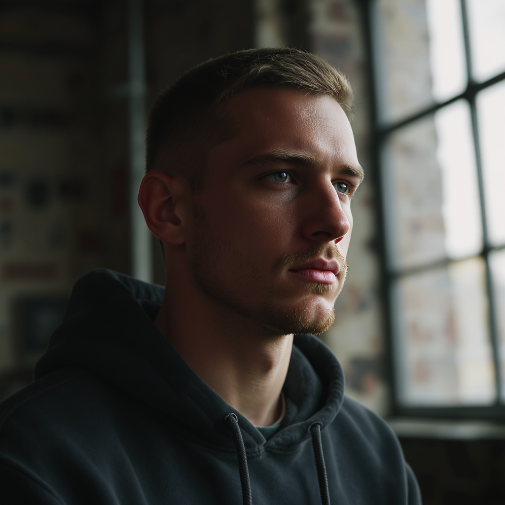 The Man Inside — warm, contemplative, human