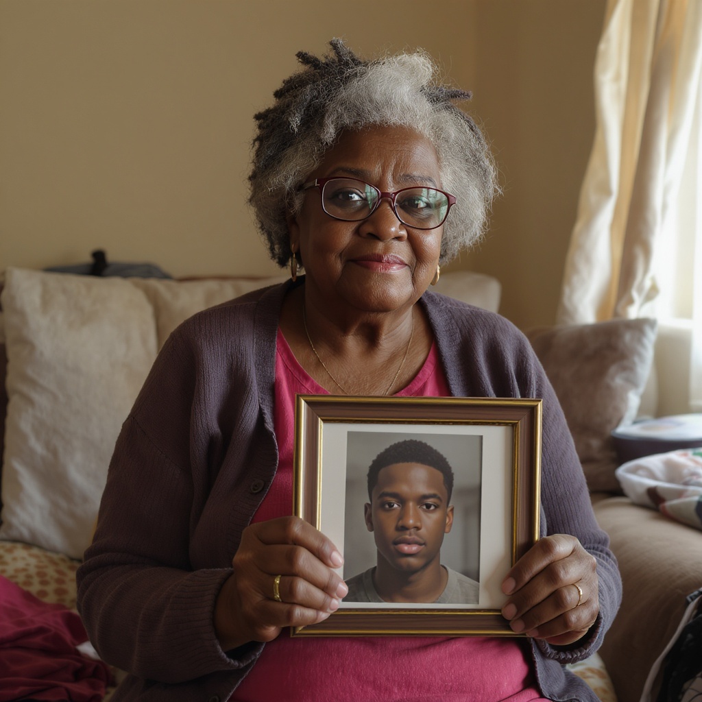 The Grandmother Holding the Line — quiet strength and dignity