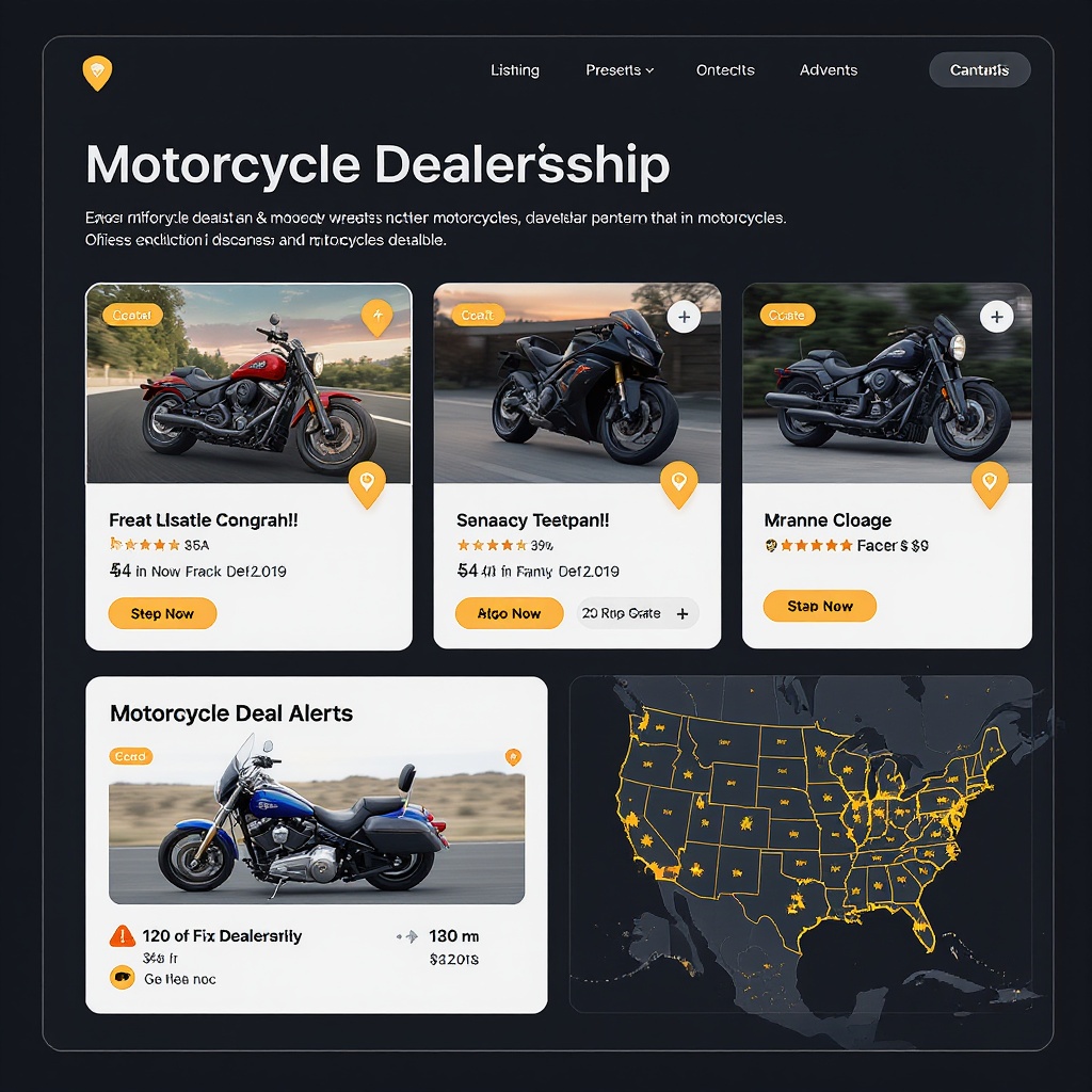 ThrottleScout dealer dashboard showing featured listings