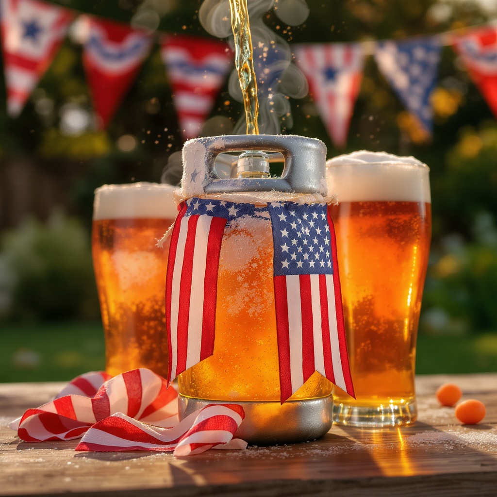 July 4th craft beer mini keg delivery