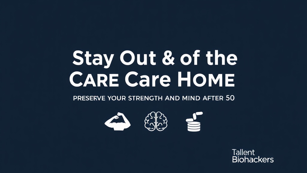 Stay Out of the Care Home — science-based guide cover