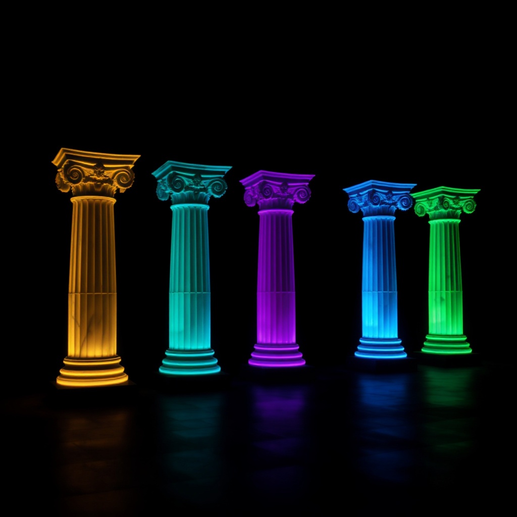 The 5 KIF Pillars: People (amber), Clarity (teal), Strategy (purple), Systems (blue), Scale (green)