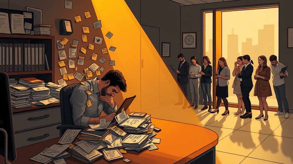 Overwhelmed founder bottleneck