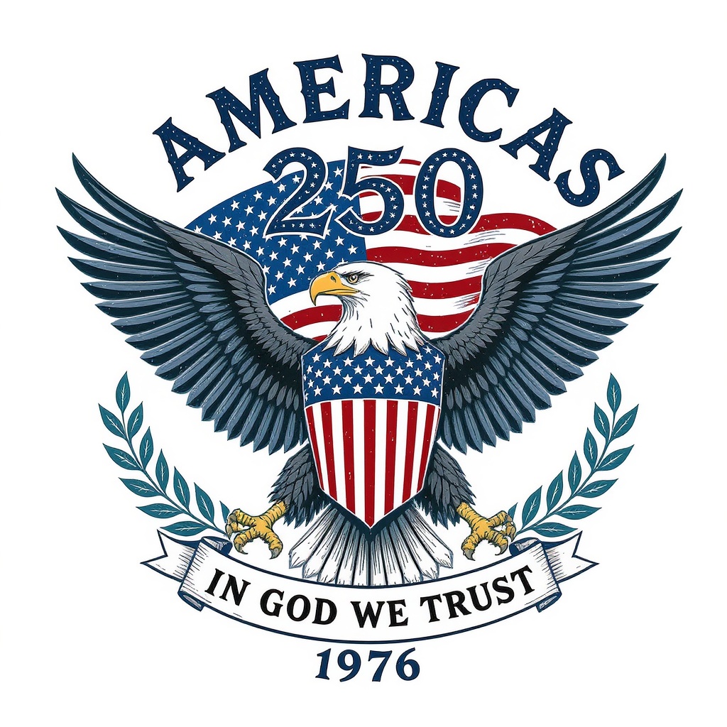 America 250 Eagle Design
