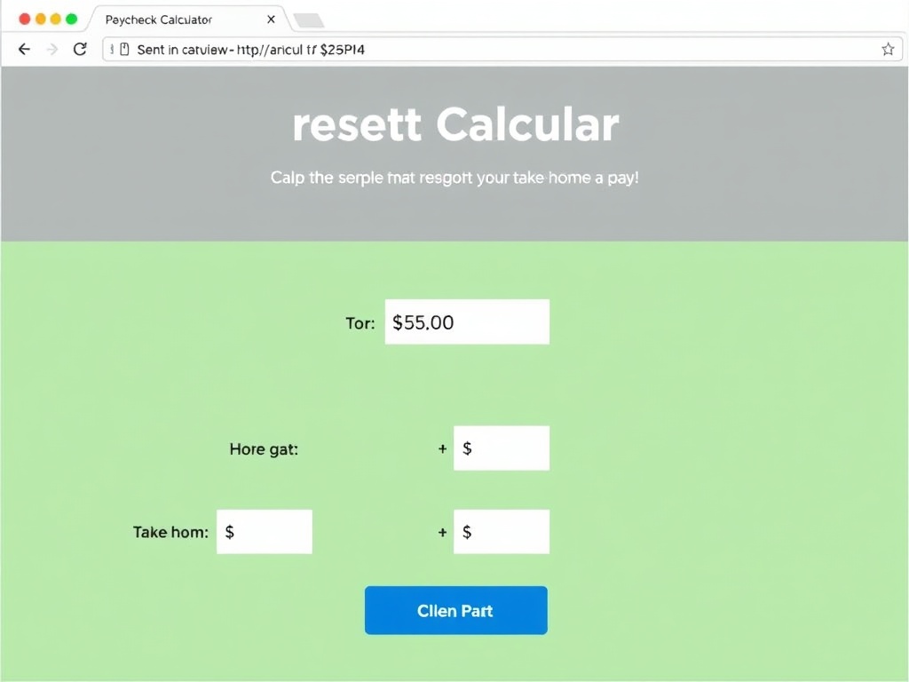 LifeBus Learning paycheck simulator showing take-home pay after taxes
