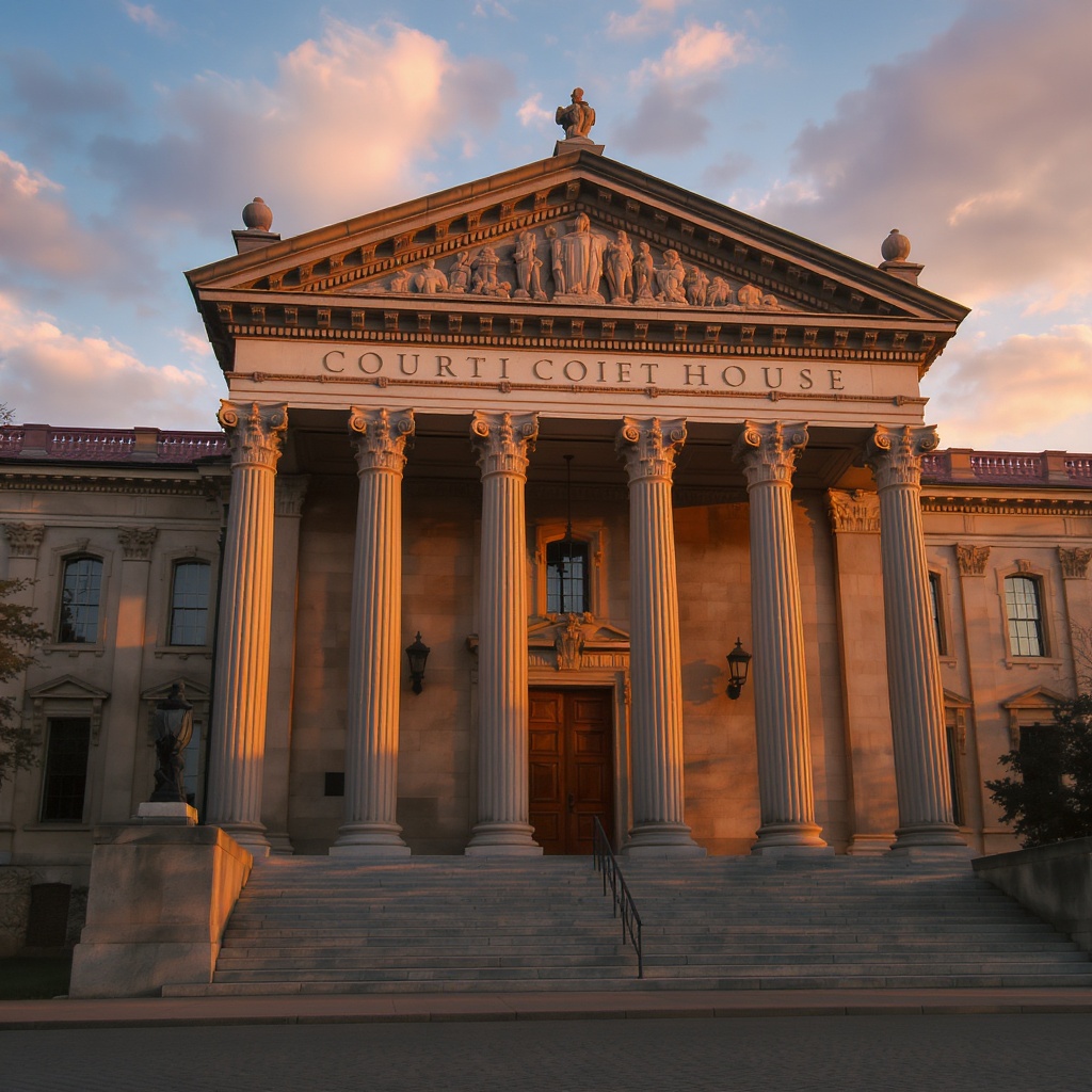 Missouri courthouse — family law attorney Mark Taran helps clients navigate divorce, custody, and asset division