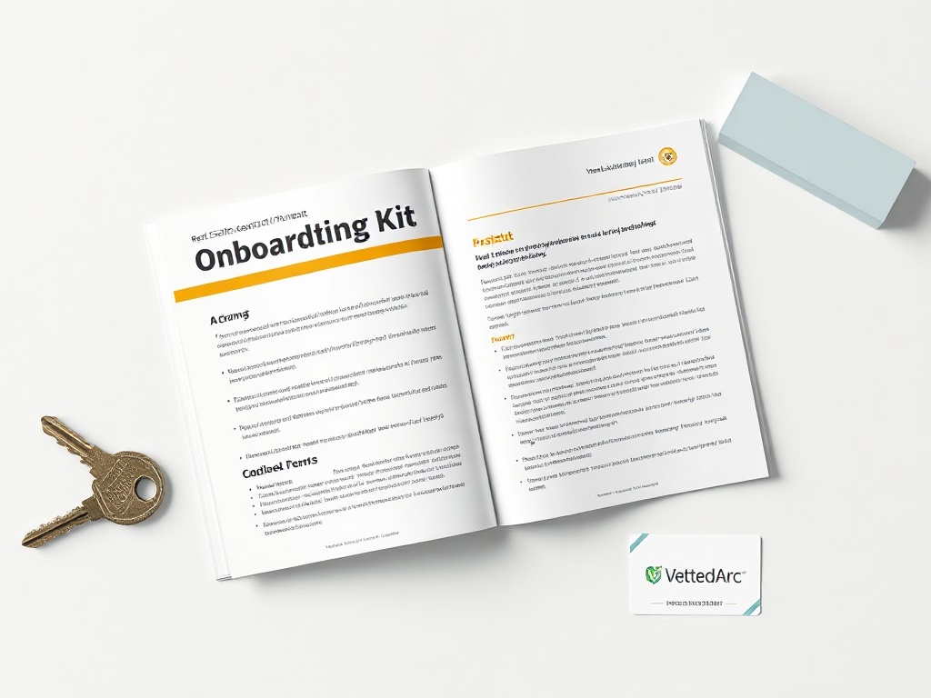 Real Estate Agent Onboarding Kit preview — editable in Canva
