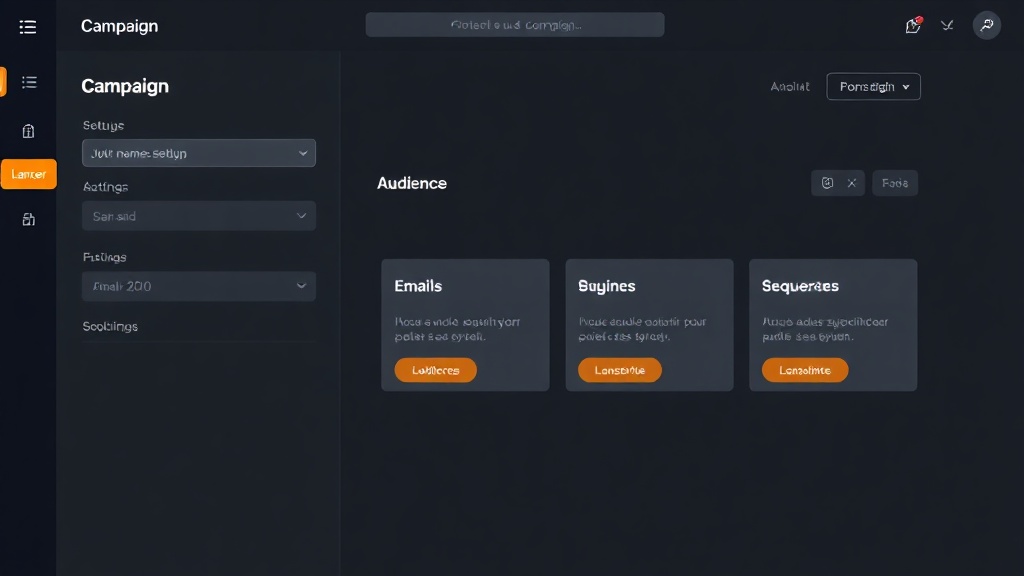 Campaign creation dashboard